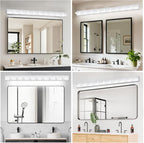 IZORRO LED Modern Bathroom Lights Fixtures, Matte White Acrylic Wall Lighting - Image 8