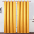 LEMOMO Blackout Curtains 52 x 90 Inch Long Yellow Curtains Set of 2 Panels Room by Lemomo