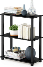 Furinno TURN-S-TUBE Storage Shelves, 3-Tier Book Shelf, Corner Shelf, Toolless by Furinno-FitsYourSpaceFitsYourBudget