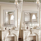 Kelly Miller Jeweled Luxury Bathroom Mirror - Image 8