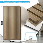 Art3d 6-Pack Slat Design 3D Wall Panels - Image 4