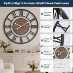 Pytha Sight 14 Inch Large Wall Clocks - Image 2