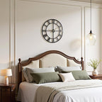 Vantic 24 Inch Large Wall Clock, Roman Numeral Metal Oversized Wall Clocks - Image 7