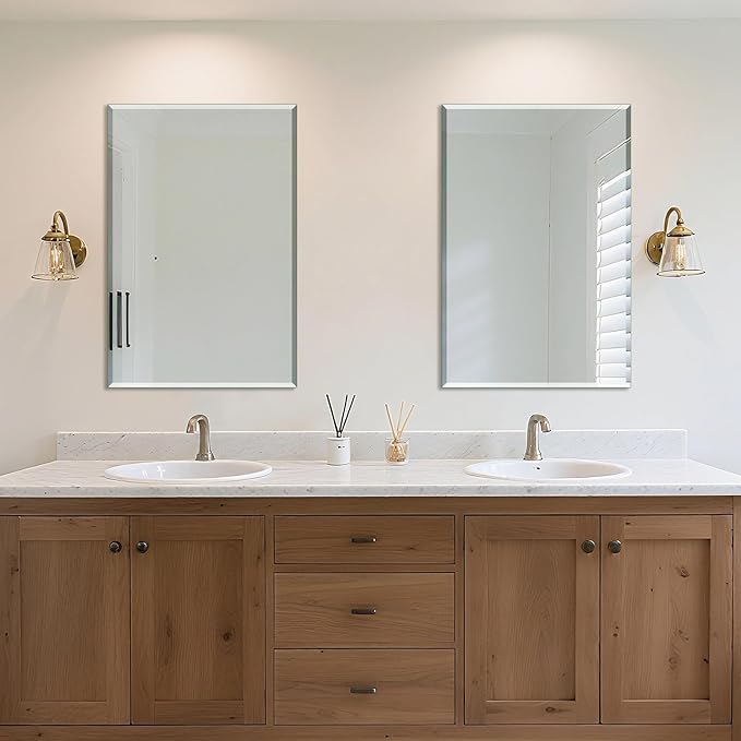 Ruomeng 2-Pack Bathroom Vanity Mirrors - Image 7
