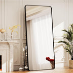BEAUTYPEAK Black Full Length Mirror, Suitable - Image 5