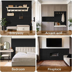 RITOLLO 16-Pack PVC Slat Wall Panels - Image 9