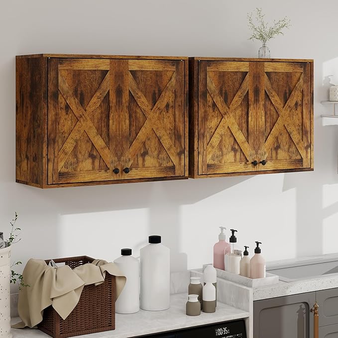 YOURLITE Laundry Cabinet, Medicine Cabinet, Bathroom Kitchen Storage Wall by YOURLITE