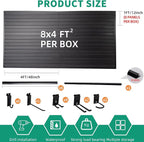 FRAYSCENT Slat Wall Paneling Garage Slat Wall Storage Systems Slatwall Panels - Image 2