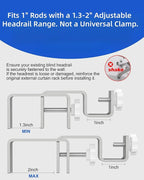 Over-Blinds Curtain Rod Brackets - Image 4