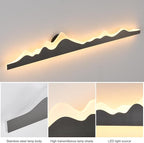 Qcyuui Wall Sconce with Remote Control 47.2inch Dimmable LED Wall Lights Black - Image 5