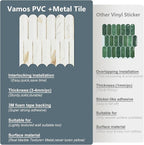 Vamos Tile Peel and Stick Backsplash Seamless Tile, 10 Sheets Stick on - Image 7