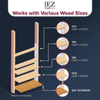 Made in USA EZStudRack Adjustable Shelf Brackets, Your Wood, You Supply It - Image 4