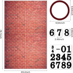 Brick Wall Party Backdrop, Wall Decoration, Kids Birthday Party Supplies - Image 4