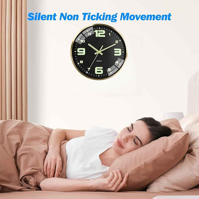 12-inch modern silent wall clock - Image 8