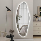Led Mirror Full Length, Frameless Long Mirrors by TheiaMo