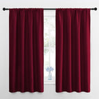 NICETOWN Wine Red Blackout Curtains 63 inches Long by NICETOWN