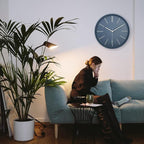 zyzamay Modern Wall Clock, 12 Inch Round Bright Colorful 3D Wall Clocks - Image 4