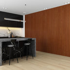 8-Pack WPC Wall Panels 118’’ x 6.1’’ 3D Slat Wall Panel Acoustic Wall Paneling - Image 4
