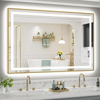 60x40 Inch LED Bathroom Mirror by Briivuemodernmirrors