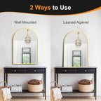 Delma Arched Bathroom Mirror, Living Room and Entryway - Image 6