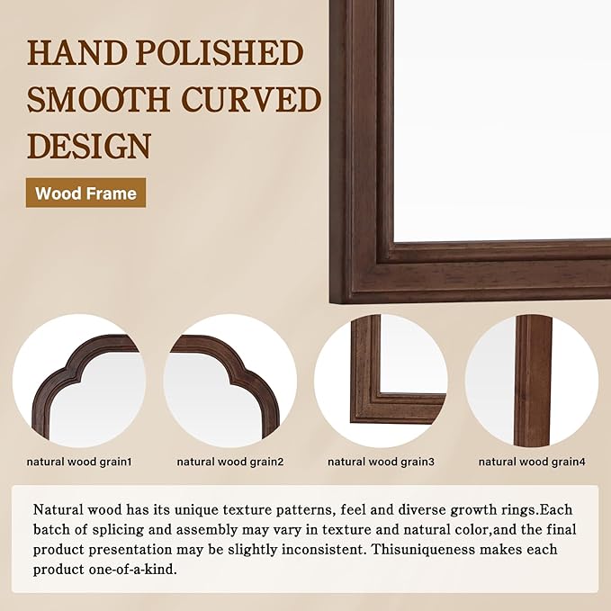 WallBeyond Wood Bathroom Mirrors - Image 7