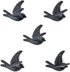 Ambipolar Flying Bird Iron Cast Decorative Bird Wall Mounted Coat Hooks - Image 5