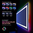 LOAAO 55X30 Inch RGB LED Bathroom Mirror - Image 3