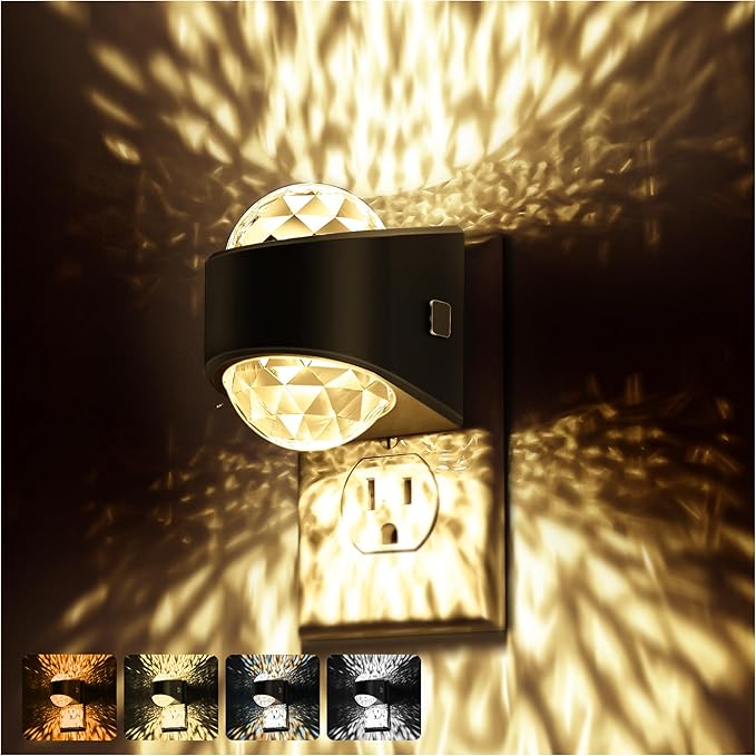 Briignite Night Light Plug into Wall, Color Changing Night Light by WelcometoBriigniteenjoyyourtimehere