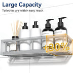 YASONIC Shower Caddy Adhesive, No Drill Bathroom Shower Organizers, - Image 3