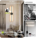 Battery Operated Wall Sconce Set of 2: 10000mAh Wireless Sconces Rechargeable - Image 4