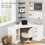 Forbena Black Corner Floating Shelves - Image 4