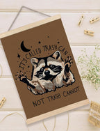 Foritho Funny Motivational Raccoon Poster Wall Art Framed, Raccoon Lovers Gifts - Image 5