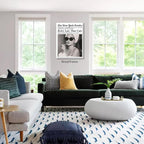 FuSatisYilife Trendy Newspaper Framed Posters Better Late Than Ugly Wall Art - Image 4