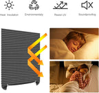 Window Blinds Cordless Blackout No Drill Cut to Size Clip On Stick On Self - Image 7