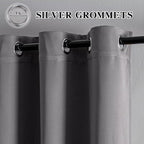 IGEMAEVE Blackout Curtains 84 Inch Length 2 Panels Set, Grommet Energy Saving - Image 2