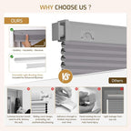 Grandekor No Drill No Tools Cordless Cellular Shades, UV Protection Privacy No - Image 5