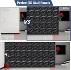 Heikki 30 Pack 3D Wall Panel for Interior Wall Décor, PVC Flower Textured Wall - Image 5