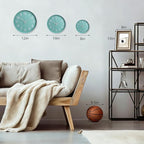 Wall Clock 12 Inch Mint Green Modern Simple Quartz Decorative Clock Non-Ticking - Image 3