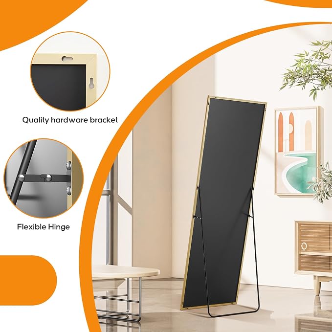 Mirror Full Length, Upgraded 16"x59" Body Wall Mirrors - Image 6