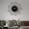 22 Inch Flower Wall Clock, Silent Non-Ticking Battery Operated Modern by XGGJWW