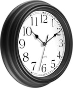 Foxtop Silent Non-Ticking Round Classic Clock Retro Quartz Decorative Battery - Image 5