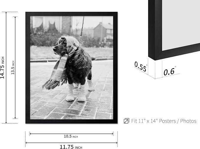 Poster Master Dog Dressed for Winter Print - Image 3