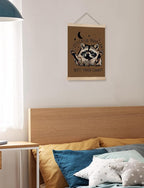 Foritho Funny Motivational Raccoon Poster Wall Art Framed, Raccoon Lovers Gifts - Image 3