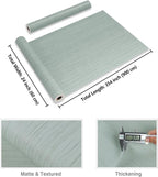 CRE8TIVE Large Size Mint Green Grasscloth Peel and Stick Wallpaper Textured - Image 7