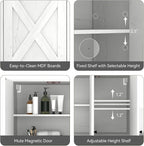 YOURLITE Laundry Cabinet, Medicine Cabinet, Bathroom Kitchen Storage Wall - Image 4