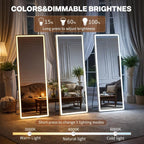 71" x 26" Arched Full Length Mirror - Image 4