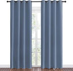 NICETOWN Stone Blue Room Darkening Curtain Panels 86" Length - Image 2