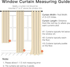 XiDi Curtains for Bedroom Decor Beige34/84/1 - Image 7