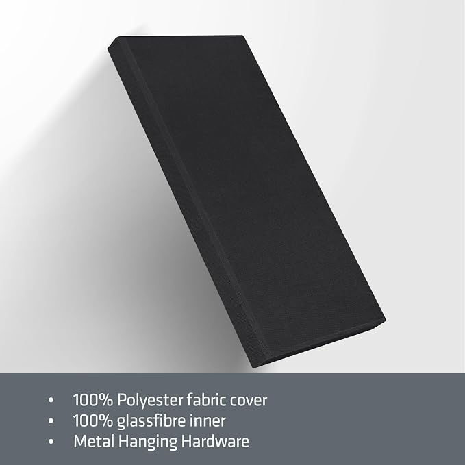UMIACOUSTICS 2 PCS Acoustic Panel, 47.2" x 23.6" x 2" Fiberglass Sound Proof - Image 7