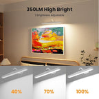 Picture Light with Remote - 16in White Rechargeable Battery Wall Light - Image 4